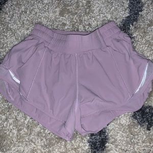 Light pink lululemon shorts